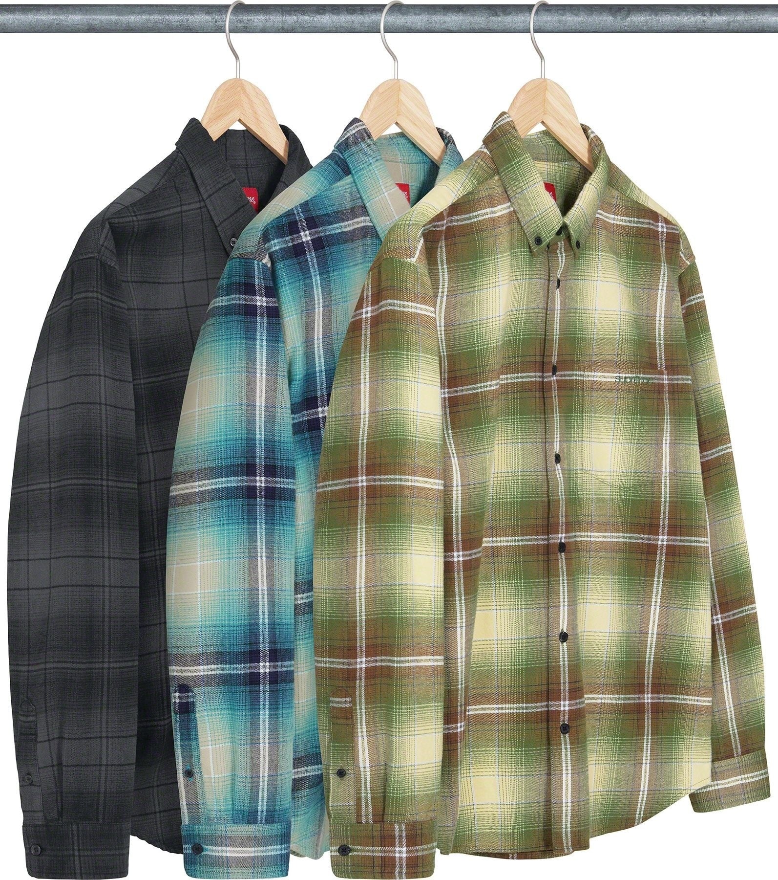 Shadow Plaid Flannel Shirt